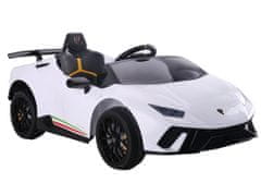 Lean-toys Lamborghini Huracan batérie auto biela