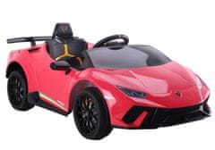 Lean-toys Lamborghini Huracan Červená batéria