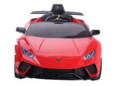 Lean-toys Lamborghini Huracan Červená batéria