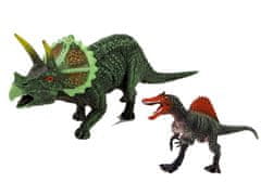 Lean-toys Sada figúrok dinosaura Spinosaurus, Triceratops