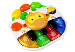 Lean-toys Baby Monkey Piano Sound Lights