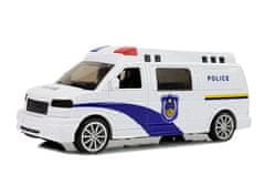 Lean-toys Policajné auto s reťazou so svetlami a zvukom