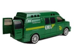 Lean-toys EMS Car Green so zvukom a svetlami