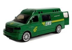 Lean-toys EMS Car Green so zvukom a svetlami