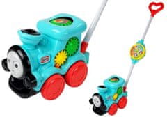 Lean-toys Tlačiť vlak Lokomotíva Tom Set Sound