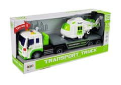 Lean-toys Transportér batérií 1:16 s vrtuľníkom