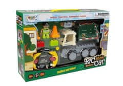 Lean-toys R/C diaľkovo ovládané smetiarske auto