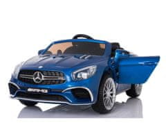 Lean-toys Mercedes SL65 batérie Auto modrá farba