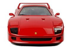 Lean-toys Auto Ferrari F40 na diaľkové ovládanie R/C 1:14 Red 27 Mhz