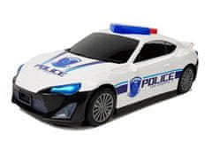 Lean-toys Policajná garáž 2v1 Policajt Malé autá Zvukové svetlá