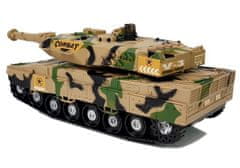 Lean-toys Batérie Tank Zvukové efekty Svetlo Žltá 27cm