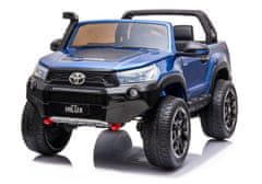 Lean-toys Toyota Hilux batérie auto modré maľované