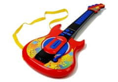 Lean-toys Hudobná súprava 3 v 1 Gitara Klávesnica Mikrofón