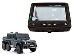 Lean-toys MP4 LCD panel pre batériou poháňaný automobil Mercedes G63 SX1888