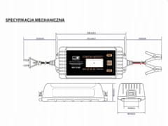 Lean-toys Inteligentná nabíjačka batérií 12V / 24V MW-SC6B