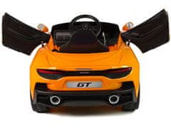 Lean-toys McLaren GT 12V batéria Auto oranžová farba