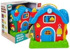 shumee Muzikál Barn Animals Farm Sounds Music Red