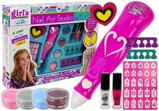 shumee Nail Art Kit Glitter Dispenser Lak na nechty