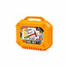 Lean-toys Kufrík na náradie 30 kusov brúsky Orange 89458