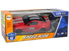 Lean-toys Športové auto R/C 1:24 Racing Červené tónované sklo