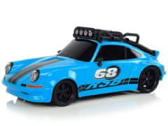 Lean-toys Športové auto 1:18 Blue Pilot náhradné koleso