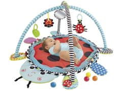 Lean-toys Vzdelávacia podložka Ladybird Playpen Balls pre dieťa