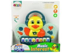 Lean-toys Interaktívne Duck Duck Piano DJ Zvuk Hudobné nástroje Melódie