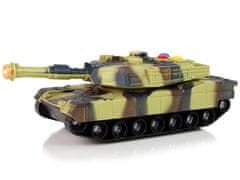 Lean-toys Vojenský tank 1:32 Moro Brown Sound Lights