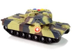 Lean-toys Vojenský tank 1:32 Moro Brown Sound Lights