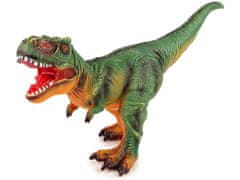 shumee Veľká figúrka dinosaura Tyrannosaurus Rex Zeleno-oranžový zvuk 60 cm Dĺžka