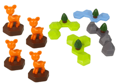 Lean-toys Vzdelávacia hra Tetris Puzzle Lesné zvieratá