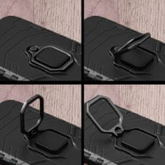 Techsuit Odolné Puzdro Ring Armor Case pre Huawei Mate 60 Pro - Čierna KP29171