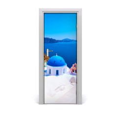 tulup.sk Fototapeta samolepiace na dvere Santorini Grécko 75x205 cm