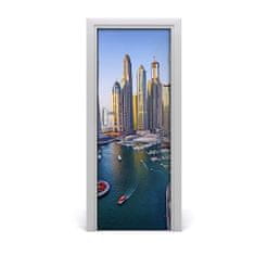 tulup.sk Fototapeta samolepiace na dvere Dubaj záliv 75x205 cm