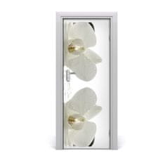 tulup.sk Fototapeta samolepiace Orchidea a kamene 75x205 cm