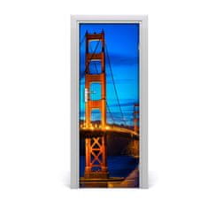 tulup.sk Fototapeta samolepiace dvere Most San Francisco 75x205 cm