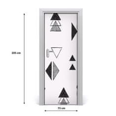 tulup.sk Fototapeta na dvere trojuholníky pozadia 75x205 cm