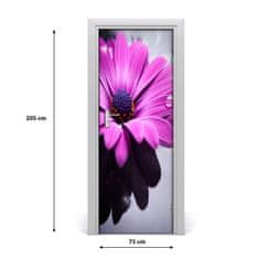 tulup.sk Samolepiace fototapety na dvere ružová gerbera 75x205 cm