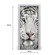 tulup.sk Samolepiace fototapety na dvere biely tiger 85x205 cm