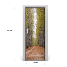 tulup.sk Fototapeta na dvere samolepiace Břízová les 75x205 cm