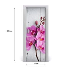 tulup.sk Fototapeta na dvere ružová orchidea 75x205 cm