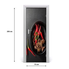 tulup.sk Fototapeta na dvere samolepiace chilli 75x205 cm