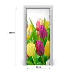 tulup.sk Fototapeta na dvere kvety tulipány 85x205 cm