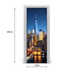 tulup.sk Fototapeta samolepiace na dvere New York mesto 75x205 cm