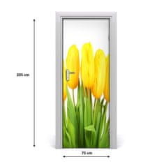 tulup.sk Fototapeta samolepiace žlté tulipány 75x205 cm