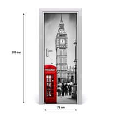 tulup.sk Fototapeta samolepiace na dvere Elizabeth Tower Londýn 75x205 cm