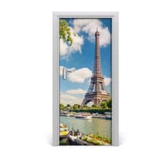tulup.sk Fototapeta samolepiace na dvere Eiffelova veža 85x205 cm