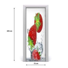 tulup.sk Fototapeta na dvere samolepiace jahoda 75x205 cm