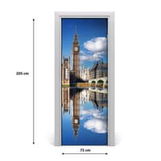 tulup.sk Fototapeta samolepiace na dvere Elizabeth Tower Londýn 75x205 cm