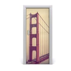 tulup.sk Fototapeta samolepiace dvere Most San Francisco 85x205 cm